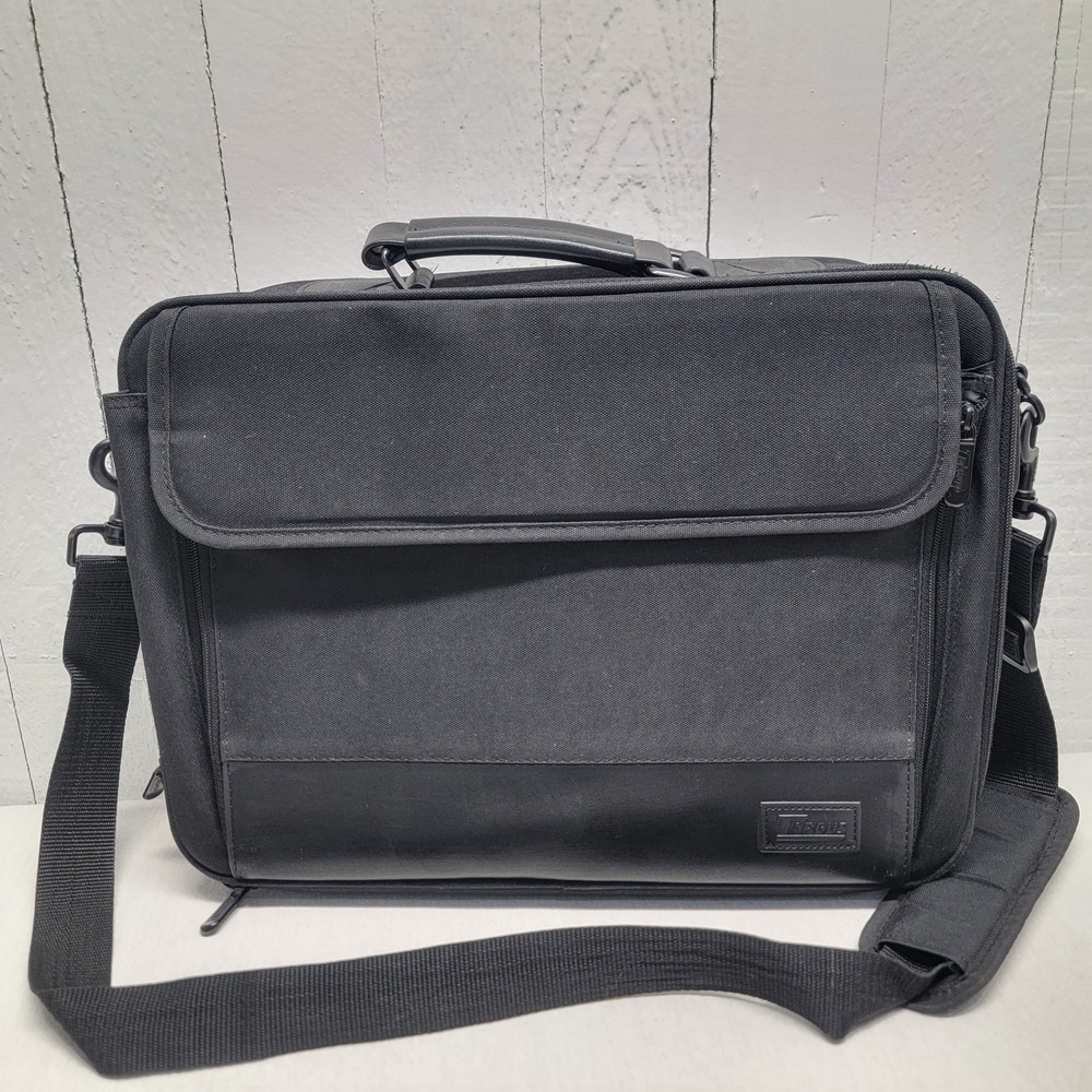VTG Targus Laptop Briefcase 15x12 Sturdy Padded Strap Handle Bottom Treads